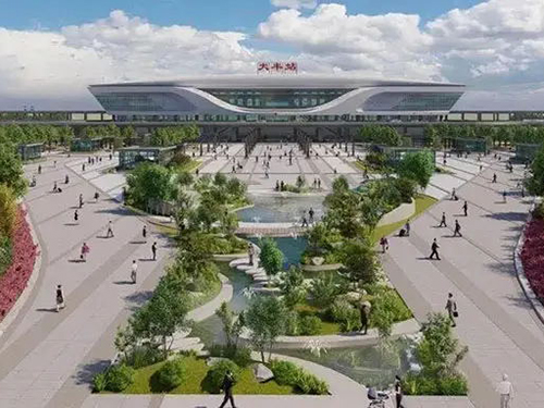 江蘇鹽城高鐵站